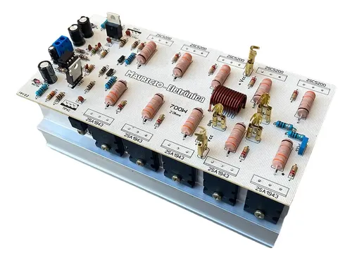 Placa Montada Amplificador 700w Completa Com Dissipador