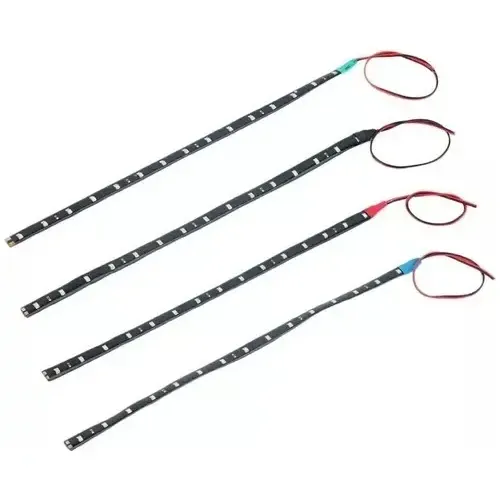 Kit 4 Fita De Led Azul Ou A Escolher Branco 12v