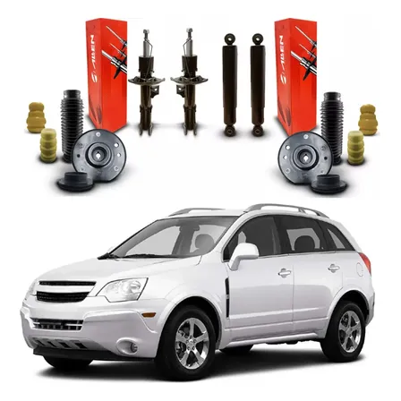 Jogo Amortecedor Kit Suspensão Chevrolet Captiva 2008 A 2017