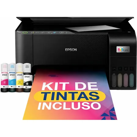 Impressora Multifuncional 3x1 Epson Ecotank Bivolt Wi-fi