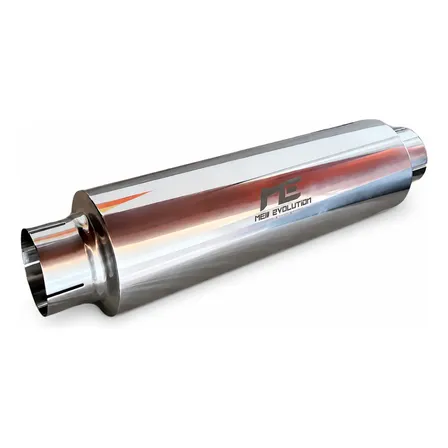 Abafador Universal Inox 304 Esportivo - 2,5 Polegadas