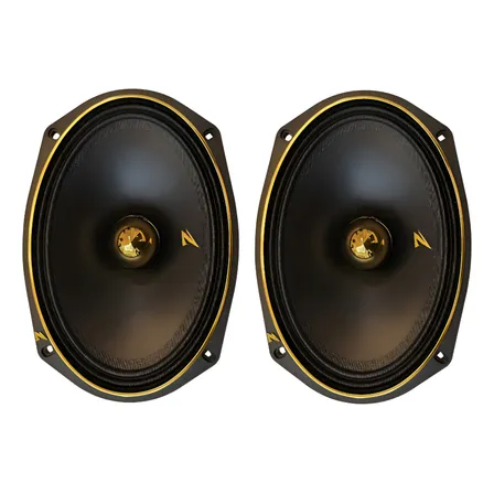Par De Alto Falante Zetta Audio 6x9 340wrms Evo 4 Ohms Preto