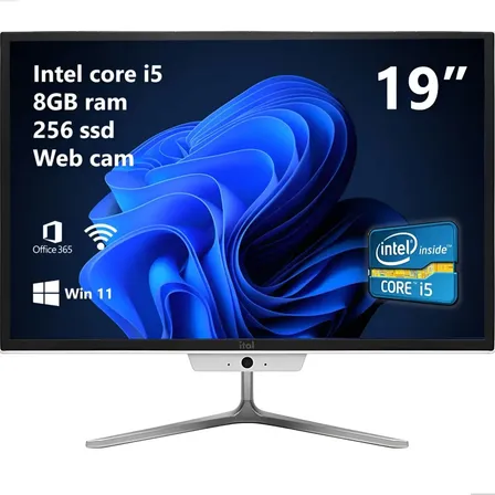 Computador All In One 19 I5 8gb Ssd 256 Win11 K2 Branco Ital Branco 127/220v