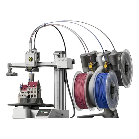 Bambu Lab Impressora 3d A1 Mini Ams Lite Combo 4 Cores 127v Space Grey