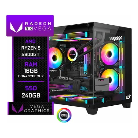 Pc Gamer Trigger Amd Ryzen 5 5600gt Ssd 240gb 16gb Ram Ddr4 240 Gb 16 Gb Amd Radeon Vega 7