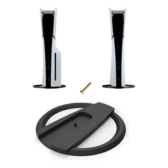 Suporte Mesa Base Vertical Para Playstation 5 Ps5 Slim Fat