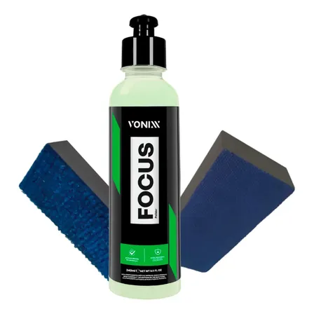 Focus Removedor De Chuva Ácida Vonixx 240ml Com Aplicadores