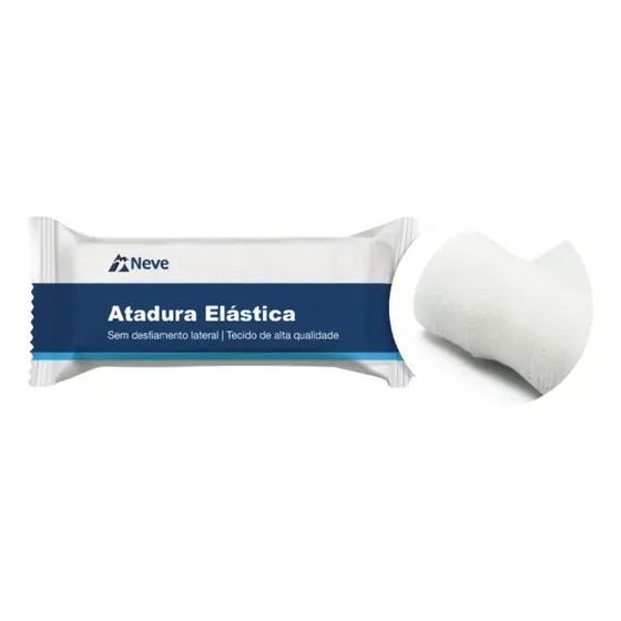 Atadura Elástica - 10cm X 2,2m (24 Rolos) Branco