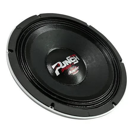 Alto Falante Master Punch 700 12 700w Woofer 4 Ohms Preto