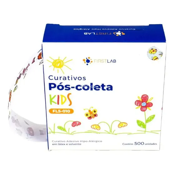 Curativo Adesivo Pós Punção Infantil ( 500unid ) -firstlabe