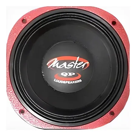Alto Falante Master Médio Grave Qp 608al 8polegadas 300wrms Preto