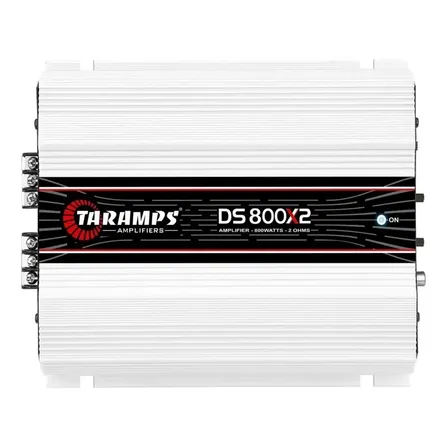 Modulo Taramps 800 Ds 800x2 2 Ohms 800w Amplificador Carro Branco