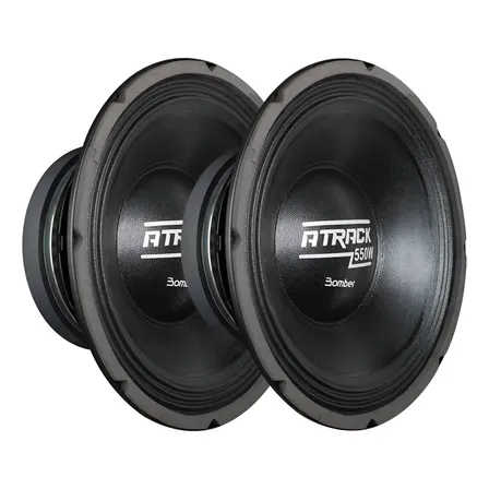 02 Alto Falante Bomber 12 Pol Woofer Atrack 550w Rms 4 Ohms