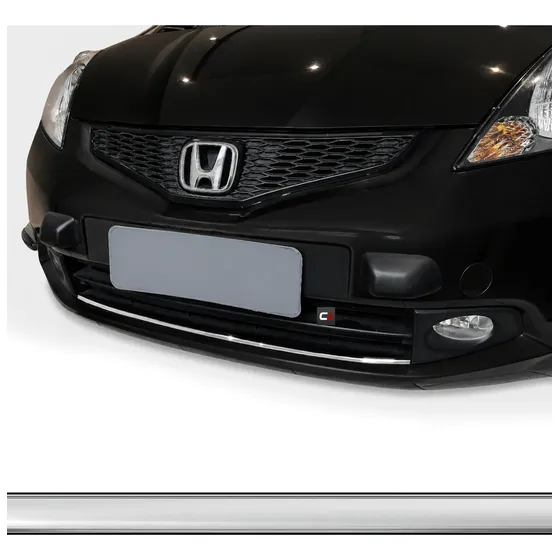Aplique Friso Cromado Parachoque Honda Fit 2009-2012
