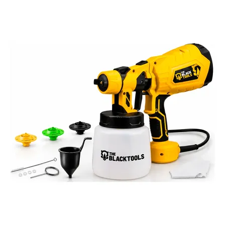 Pistola De Pintura E Pulverizadora Hvlp 1.4l 600w 200v Amarelo 220v