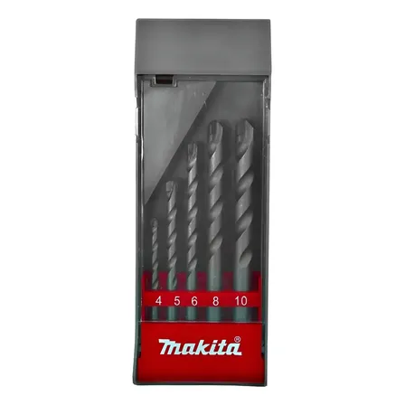 Kit Brocas Vídea Para Concreto 4-10mm 5 Peças D-05175 Makita
