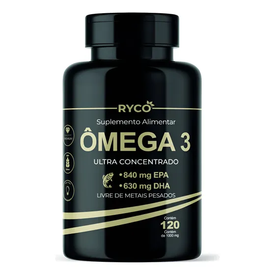 Omega 3 Ultra Concentração De Epa E Dha 120 Cápsulas
