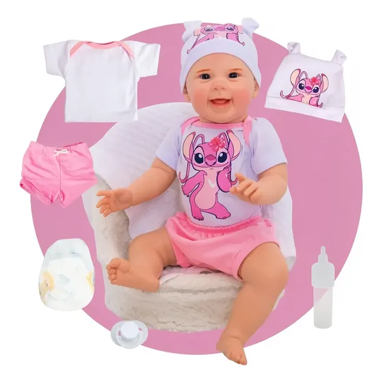 Boneca Bebê Reborn Menina Maize Silicone Realista Promoção