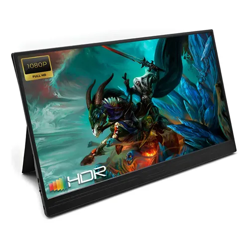 Monitor Gamer Zsus 15,6 Full Hd 60hz 1920x1080 16:9 Preto 5v