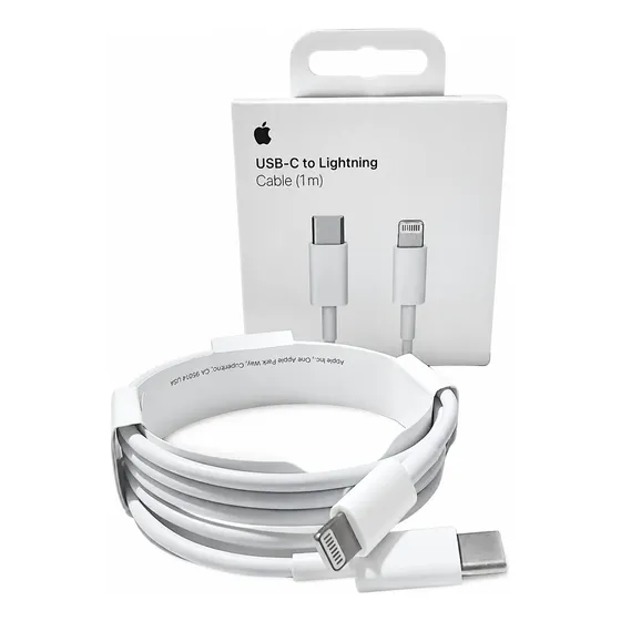 Cabo Carregador Lightning / Tipo C Original Apple 1 Metro