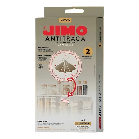 Jimo Antitraça De Alimentos Armário S/ Odor Inseticida