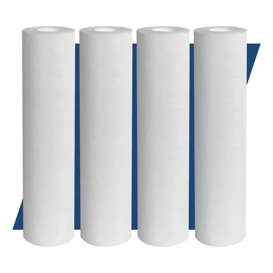 Kit 4 Filtro Refil Polipropileno Liso 9 3/4 1 5 10 20 Ou 50