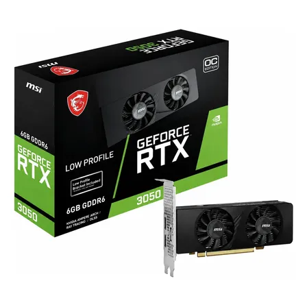 Placa De Video Msi Geforce Rtx 3050 Oc Edition, 6gb, Gddr6