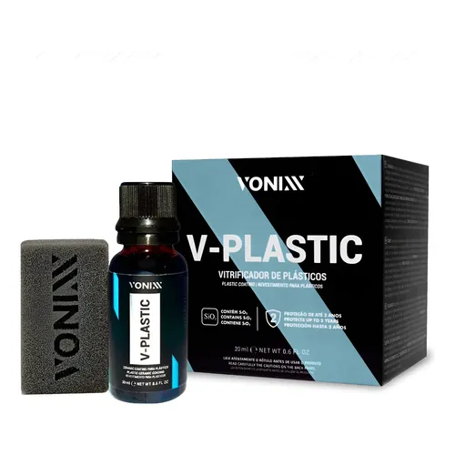 V Plastic Vitrificador Plástico Vonixx 20ml 2 Anos Proteção