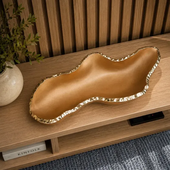Centro De Mesa Ambar Fosco Tipo Murano Ameba Decorativo Luxo Ambar Fosco Tipo Murano Ameba
