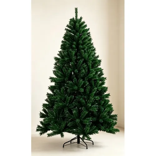 Arvore De Natal Grande Cheia 2.4m 2000 Galhos Pé De Ferro Verde