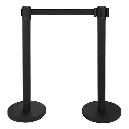 Pedestal Organizador Separador Fila Cromado 2 Unidade
