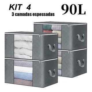 4un Sacos Armazenamento Colchas Com Capacidade Extra Grande