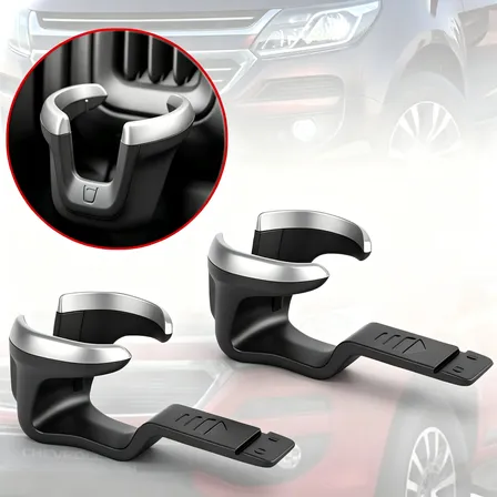 Par De Guarnições Do Porta-copos Da Para Chevrolet S10 Preto Preto