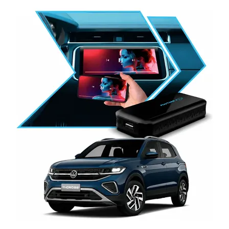 Streaming Automotivo Playtoair Plus 1.0 Wi-fi Bluetooth Preto