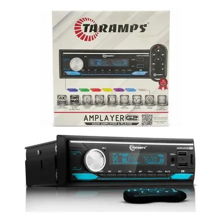 Rádio Automotivo Taramps Amplayer G2 Fm Usb Sd Mp3 Bluetooth