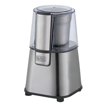 Moedor De Grãos Mg200 Gourmand Gris Black+decker 127v Inox