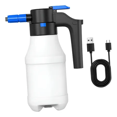 Pulverizador Gerador De Espuma Snow Foam A Bateria Elétrico Azul