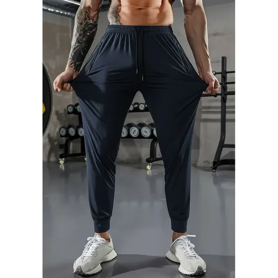 Calça Masculina Tactel Jogger Esportiva Academia Slim Treino