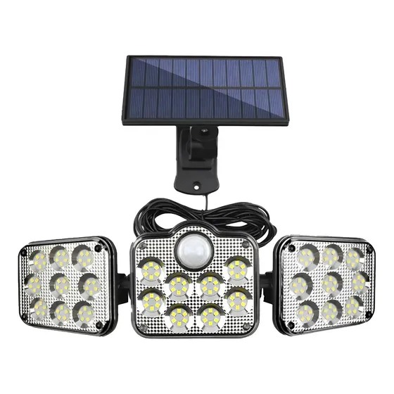 Luminária Solar Com Sensor De Movimento 138leds2400mah