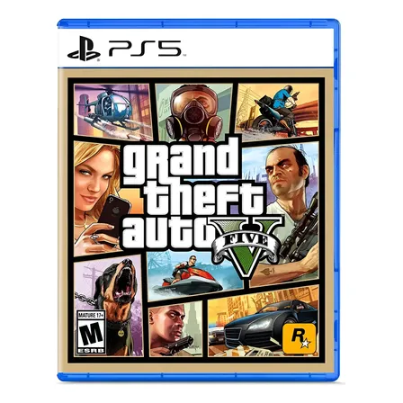 Jogo Grand Theft Auto V Gta 5 Ps5 Fisico