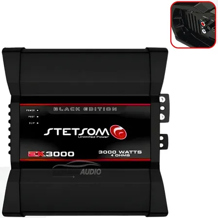Stetsom Ex3000.1 Black Edition 4 Ohms Preto 4