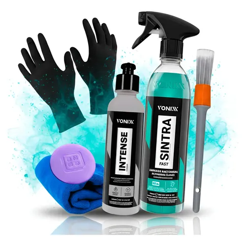 Kit Limpeza E Renovação De Plásticos Sintra Fast + Intense