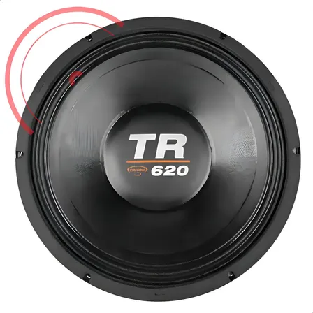Alto Falante Woofer Triton Tr 620 W Rms 12 Polegadas 4 Ohms Preto
