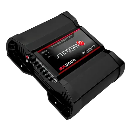 Amplificador Stetsom Ex 3000.1 4 Ohms 3000w Rms Mono Preto 4