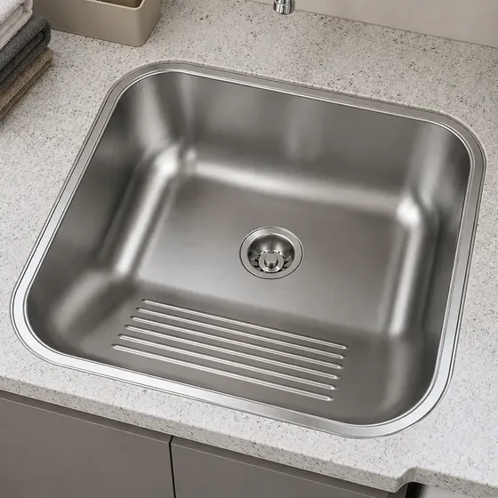 Tanque Inox Eletrocubas Fosco 40x34x20 18l Sobrepor Embutir