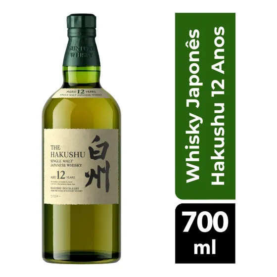 Whisky Japonês Hakushu 12 Anos 700ml