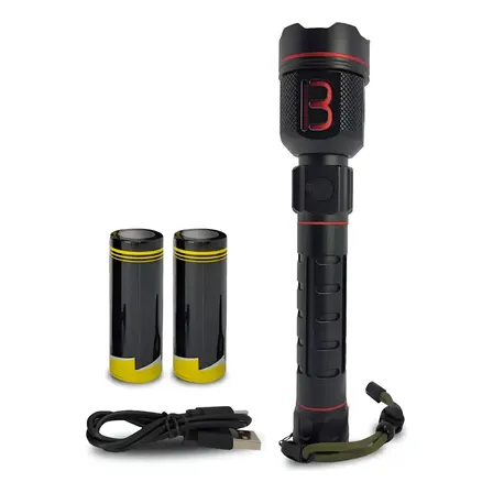 Lanterna Tática Militar Led Potente Bmax P90 Profissional Preta