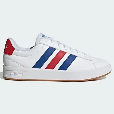 Tênis Masculino Grand Court 3.0 adidas Ftwwht/royblu/betsca Liso 40 Br