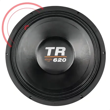 Alto Falante Woofer Triton Tr620 Rms 12 Polegadas 4 Ohms Som Preto