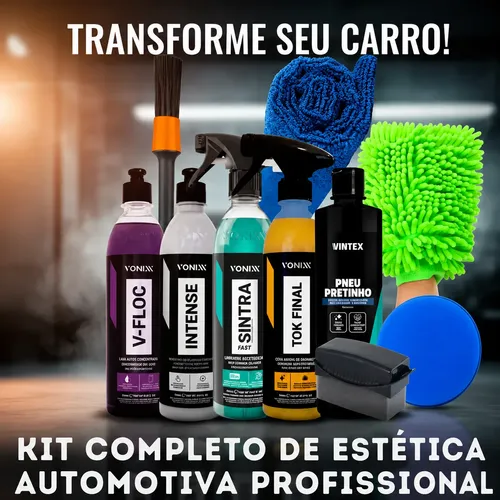 Kit Completo Lavar Carro Rapido Brilho Profissional 500ml